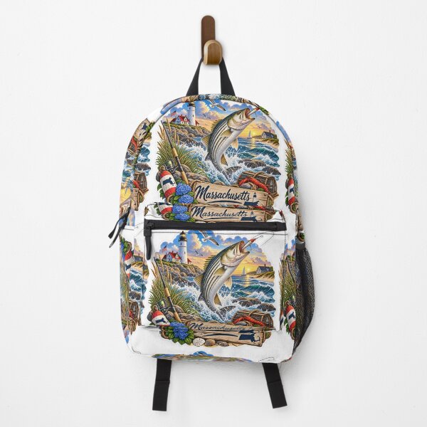 Item preview, Massachusetts Hunting & Fishing designed and sold by Whimspired By Paxx.