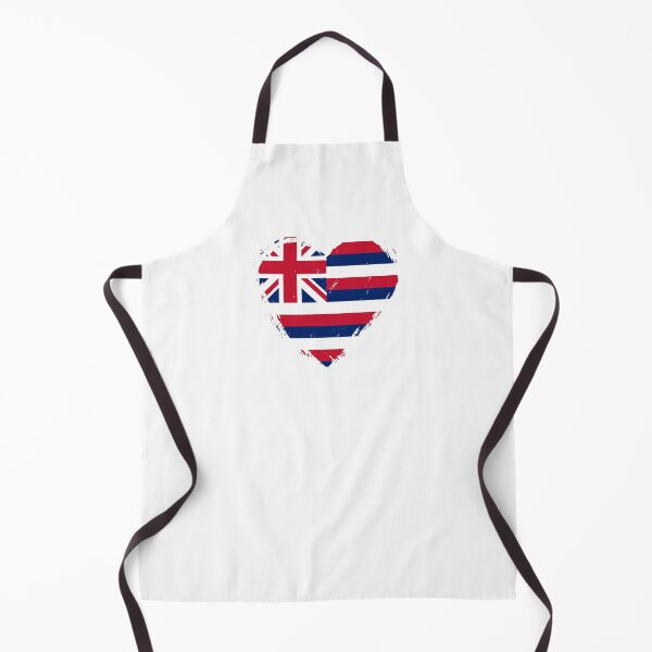 Artikelvorschau, Herz mit Hawaii-Flagge im Used-Look entworfen und verkauft von shitpostee.