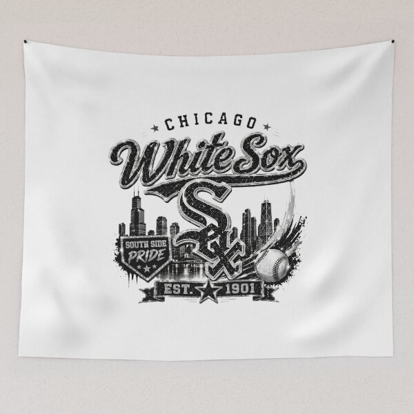 Item preview, Vintage Chicago Baseball Skyline  designed and sold by ashyrabramlet.
