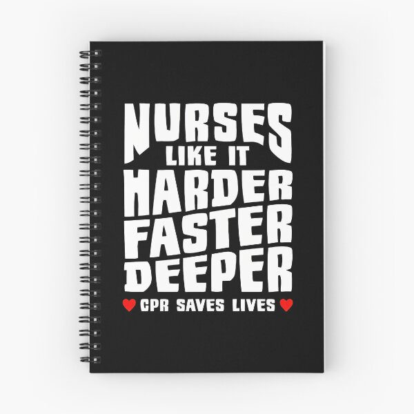 Item preview, Nurses Like It Harder Faster Deeper CPR Saves Lives designed and sold by lesneyjukiever.