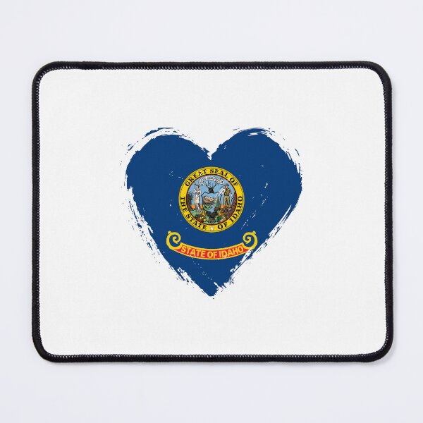 Item preview, Distressed Idaho Flag Heart ID designed and sold by shitpostee.