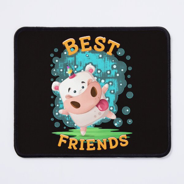 Item preview, Cute Dancing Cow Unicorn Best Friends Art designed and sold by Bloowardi.