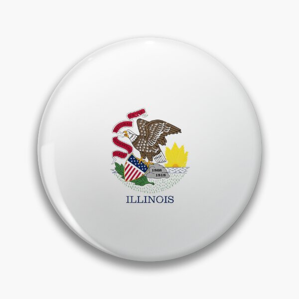Item preview, Distressed Illinois Flag Heart IL designed and sold by shitpostee.