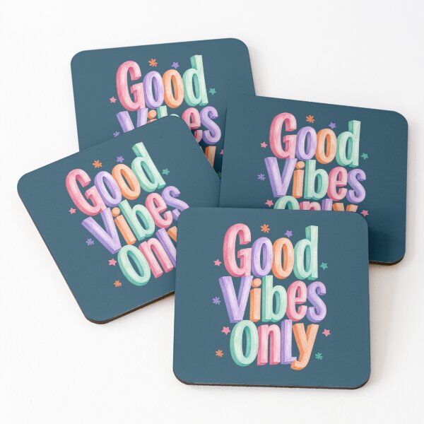 Item preview, Good Vibes Only Colorful Positive Quote designed and sold by NosandEdgy.