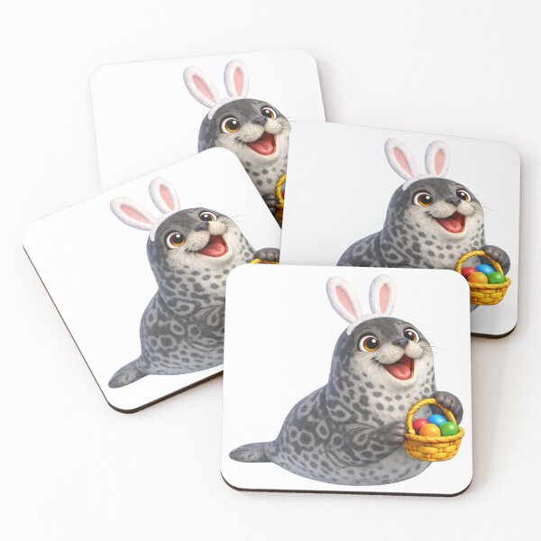 Item preview, Ringed Seal Easter Bunny designed and sold by Sillytoe.
