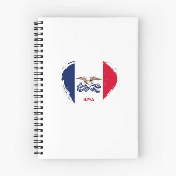 Item preview, Distressed Iowa Flag Heart IA designed and sold by shitpostee.