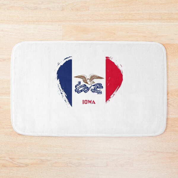 Item preview, Distressed Iowa Flag Heart IA designed and sold by shitpostee.