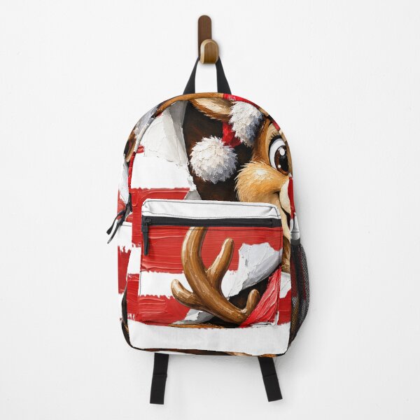Item preview, Funny Christmas Stripes Reindeer designed and sold by DYAFLK.