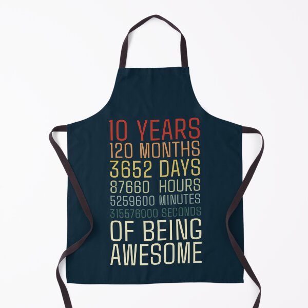 Item preview, 10 Years of Being Awesome Sarcastic Quote designed and sold by NosandEdgy.