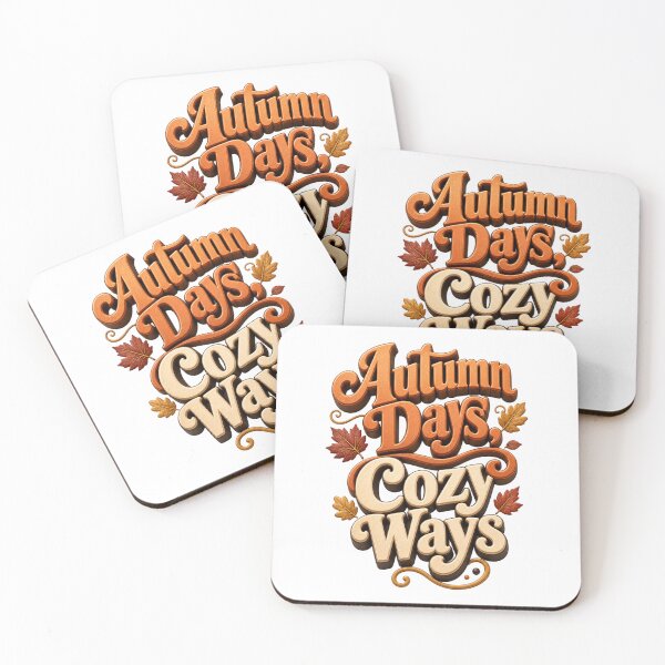 Item preview, Autumn Days, Cozy Ways | Cute Fall Design for Women | Cozy Autumn Gift designed and sold by PrintSparkDesigns.