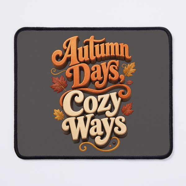 Item preview, Autumn Days, Cozy Ways | Cute Fall Design for Women | Cozy Autumn Gift designed and sold by PrintSparkDesigns.