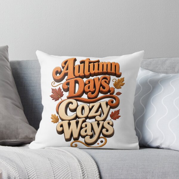 Artikelvorschau, Gemütliche Herbsttage | Hübsches Herbstdesign für Frauen | Gemütliches Herbstgeschenk entworfen und verkauft von PrintSparkDesigns.