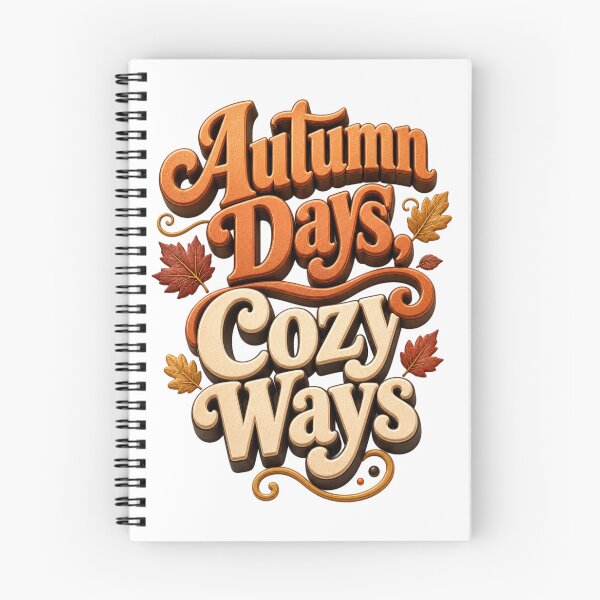 Item preview, Autumn Days, Cozy Ways | Cute Fall Design for Women | Cozy Autumn Gift designed and sold by PrintSparkDesigns.
