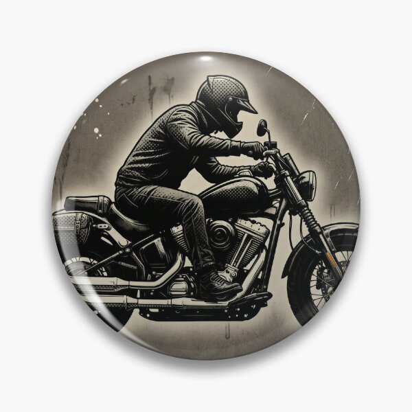 Item preview, Motorcycle Rider Grunge Streetwear T-Shirt designed and sold by DIUMERI.