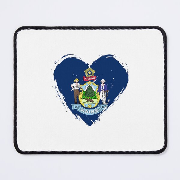 Item preview, Distressed Maine Flag Heart ME designed and sold by shitpostee.