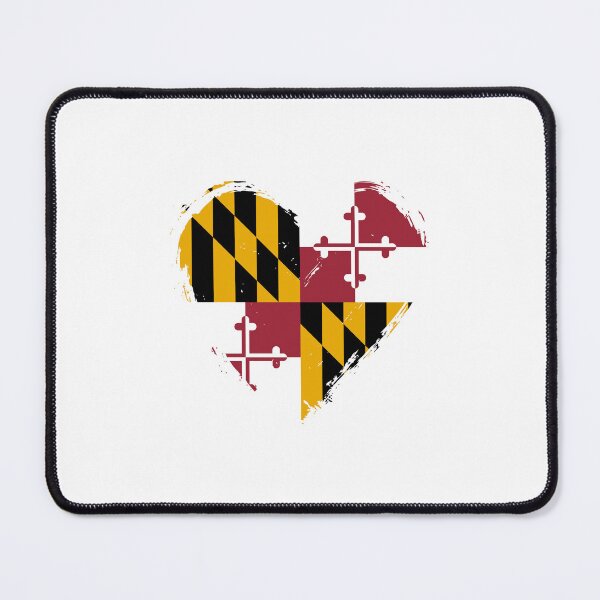 Item preview, Distressed Maryland Flag Heart MD designed and sold by shitpostee.