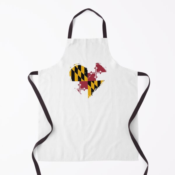Item preview, Distressed Maryland Flag Heart MD designed and sold by shitpostee.