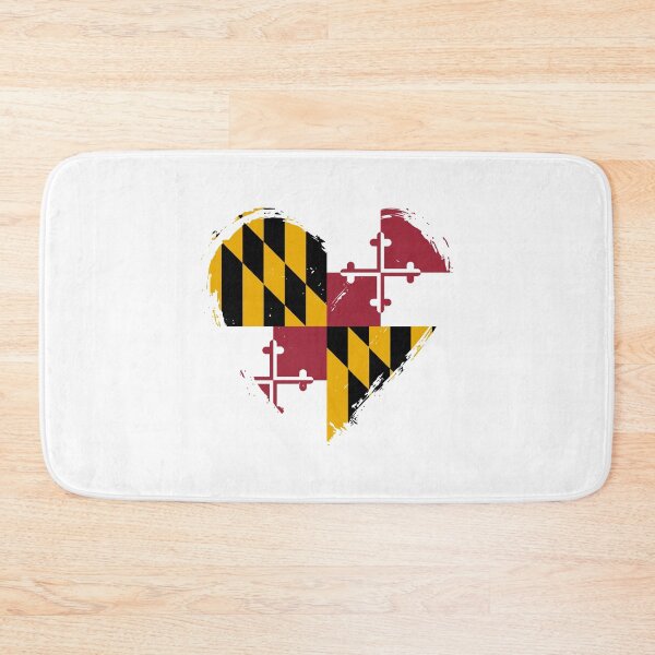 Item preview, Distressed Maryland Flag Heart MD designed and sold by shitpostee.