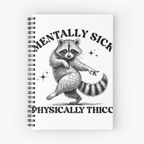 Item preview, Funny Retro Mentally Sick But Physically Thicc Mentally Sick T-Shirt designed and sold by Winkmark.