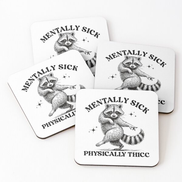 Item preview, Funny Retro Mentally Sick But Physically Thicc Mentally Sick T-Shirt designed and sold by Winkmark.