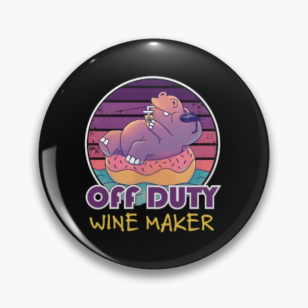 Item preview, Off Duty Veterinarian Hippo Relaxing On Donut designed and sold by AvahBarnes.