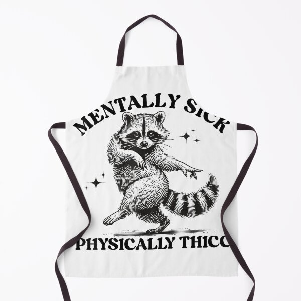 Item preview, Funny Retro Mentally Sick But Physically Thicc Mentally Sick T-Shirt designed and sold by Winkmark.