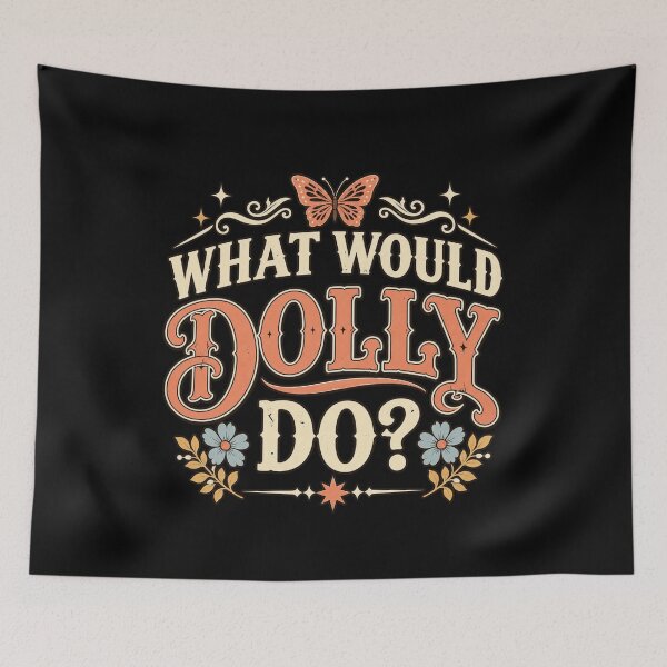 Item preview, What Would Cowgirl Dollie do  designed and sold by first-shirt ⭐ ⭐ ⭐ ⭐ ⭐.