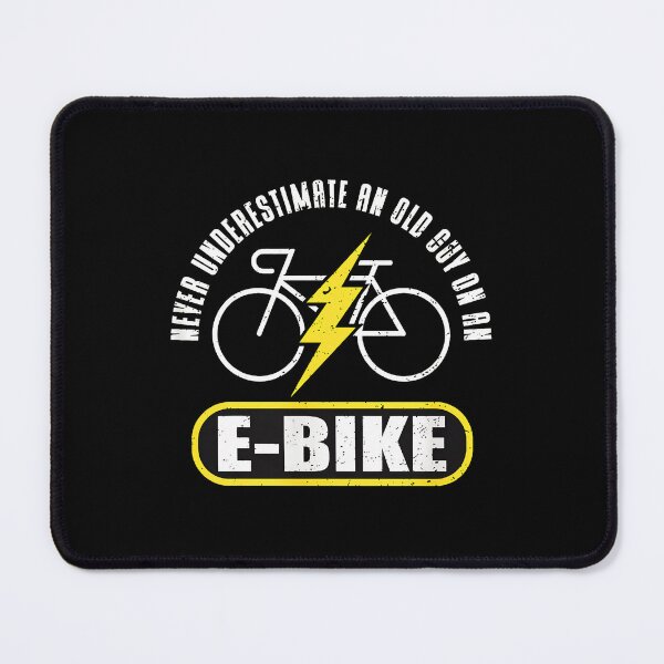 Item preview, Old Guy Electric Bike Retro Bolt Graphic designed and sold by PaigeProc.
