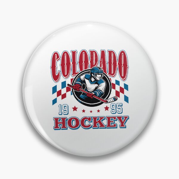 Item preview, Colorado Hockey 1995 Retro Vintage Style designed and sold by ashyrabramlet.