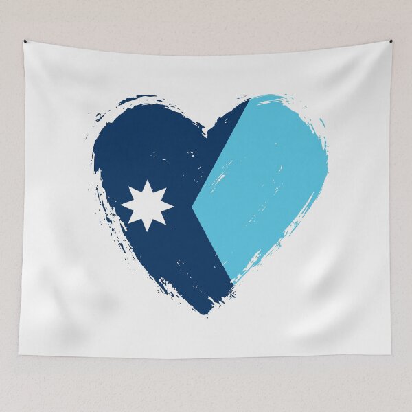 Item preview, Distressed Minnesota Flag Heart MN designed and sold by shitpostee.