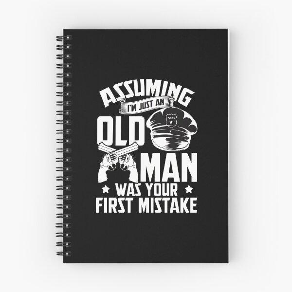Item preview, Old Man Police Humor Statement Graphic designed and sold by AvahBarnes.