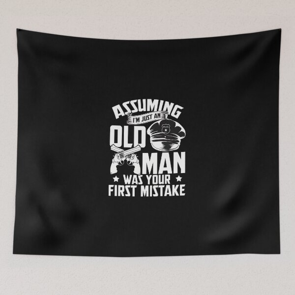 Item preview, Old Man Police Humor Statement Graphic designed and sold by AvahBarnes.