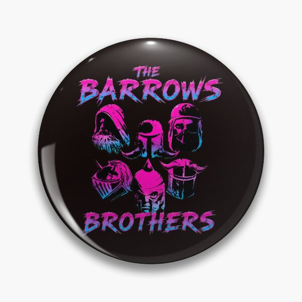 Item preview, Los cascos de fantasía de los hermanos Barrows, degradado vaporwave designed and sold by findOutDraw.