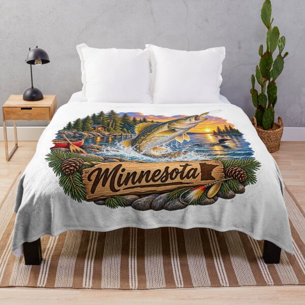 Item preview, Minnesota Hunting & Fishing designed and sold by Whimspired By Paxx.