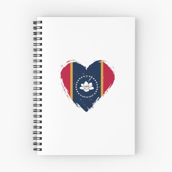 Item preview, Distressed Mississippi Flag Heart MS designed and sold by shitpostee.