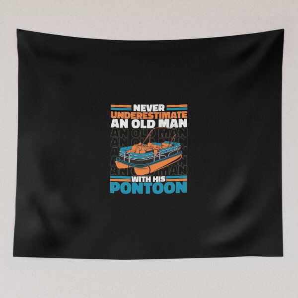 Item preview, Old Man Pontoon Boat Lover Humor designed and sold by JuneMays.