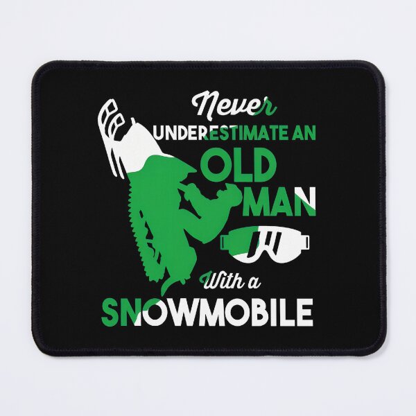 Item preview, Old Man With Snowmobile Gift designed and sold by gaekleleassing.