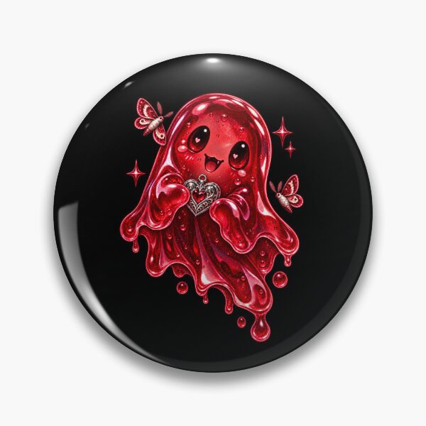Item preview, Cherry Gummy Ghost With Gothic Heart designed and sold by Joniba-Svz.