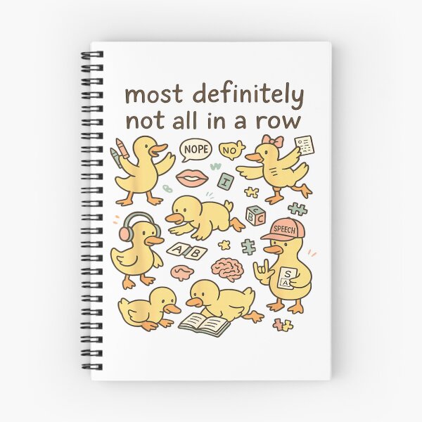 Item preview, Funny Speech Therapist SLP SLPA Ducks Not in A Row T-Shirt designed and sold by LoveyBug78.
