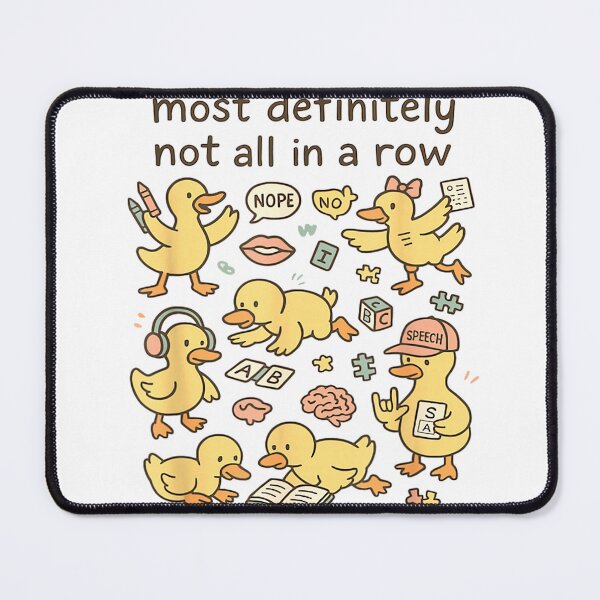 Item preview, Funny Speech Therapist SLP SLPA Ducks Not in A Row T-Shirt designed and sold by LoveyBug78.