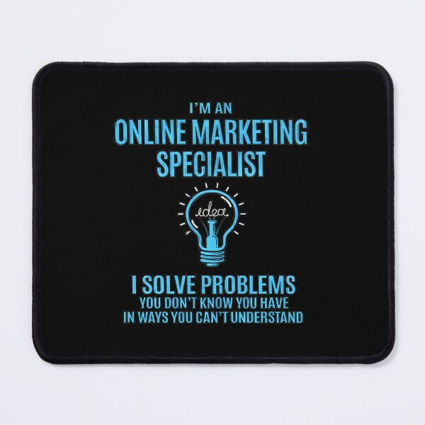 Item preview, Online Marketing Specialist Idea Problem Solver designed and sold by lesneyjukiever.