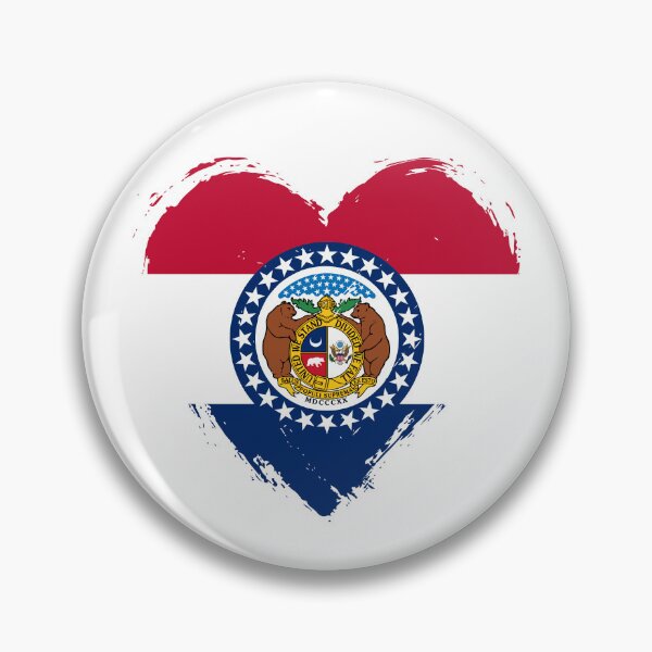 Item preview, Distressed Missouri Flag Heart MO designed and sold by shitpostee.