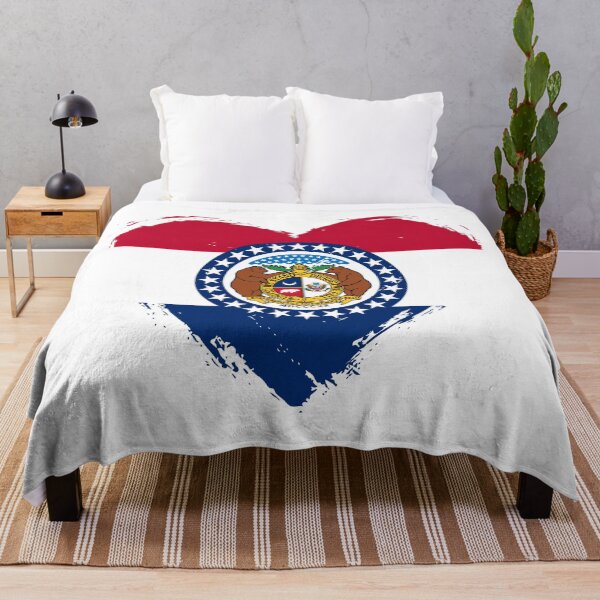 Item preview, Distressed Missouri Flag Heart MO designed and sold by shitpostee.