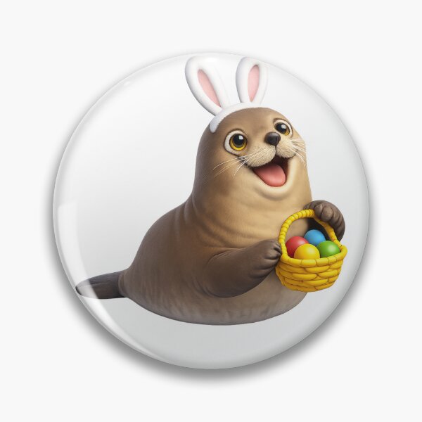 Item preview, Sea Lion Easter Bunny designed and sold by Sillytoe.