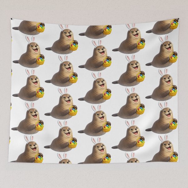 Item preview, Sea Lion Easter Bunny designed and sold by Sillytoe.
