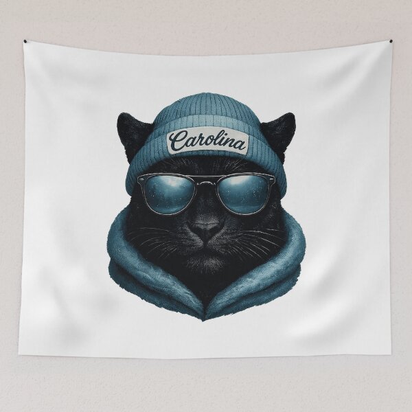 Item preview, Cool Panther Beanie Sunglasses Animal Art designed and sold by kalyiahboitel.