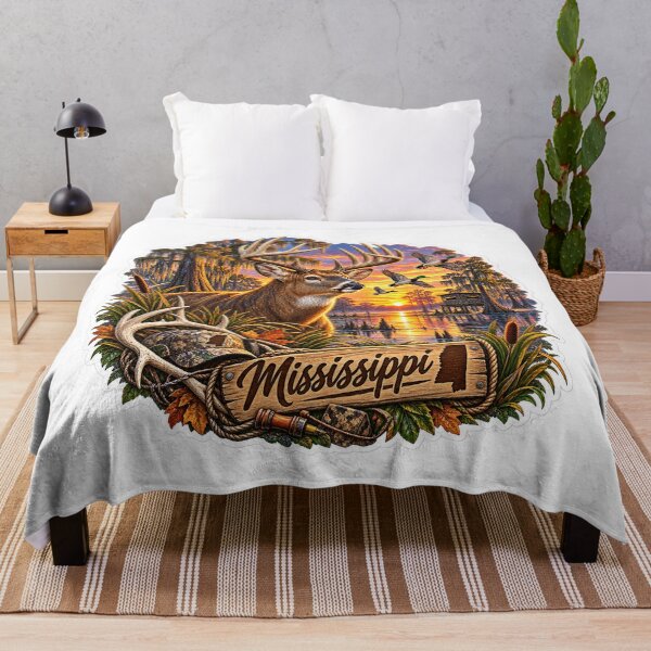 Item preview, Mississippi Hunting & Fishing designed and sold by Whimspired By Paxx.