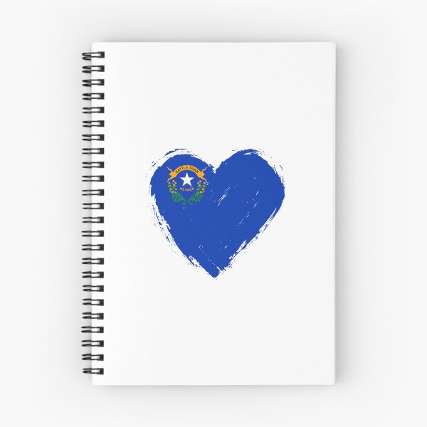 Item preview, Distressed Nevada Flag Heart NV designed and sold by shitpostee.