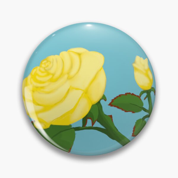 Item preview, Simple Yellow Rose designed and sold by FlittyDesigns.
