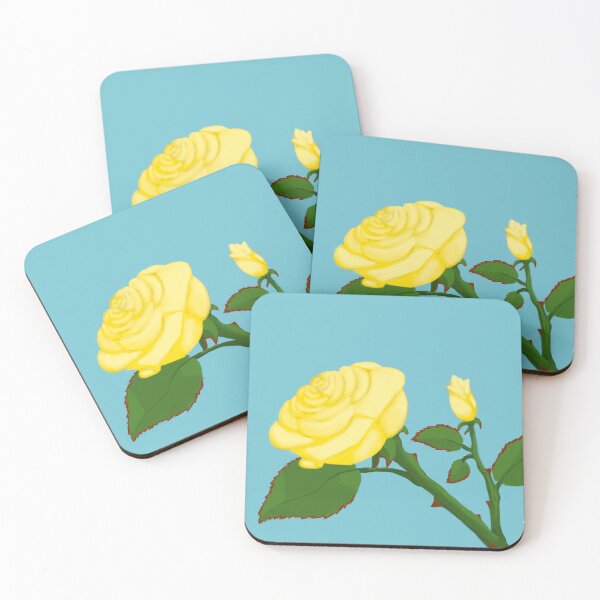 Item preview, Simple Yellow Rose designed and sold by FlittyDesigns.